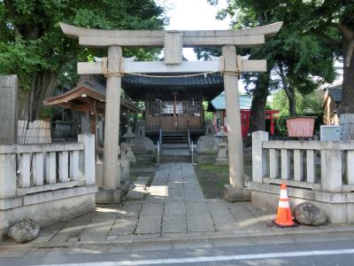 氷川神社 鳥居と拝殿
