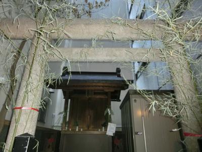 花房稲荷神社 鳥居と拝殿