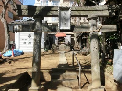 日枝神社 鳥居と拝殿