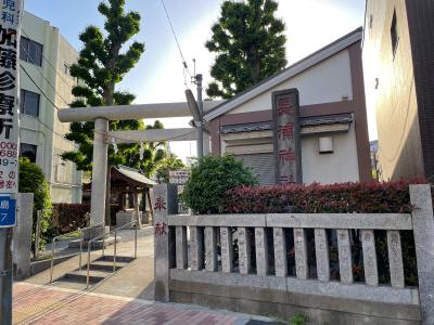 長浦神社 鳥居と社号標