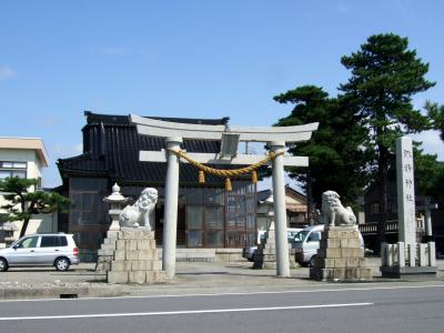 諏訪神社 鳥居と拝殿