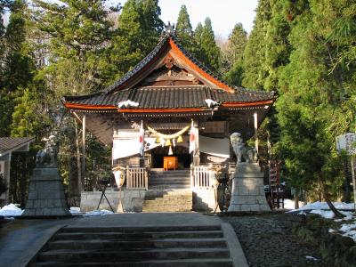 二上射水神社 拝殿