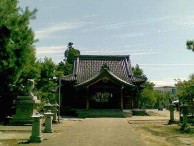 於保多神社 拝殿