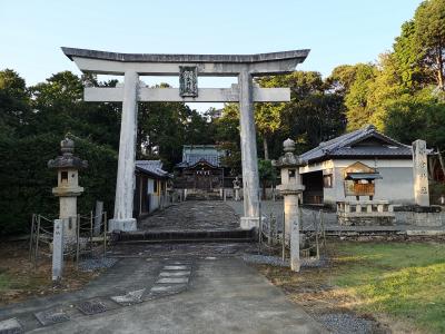 小倉神社 鳥居と拝殿