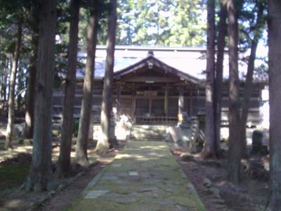 成島八幡神社 拝殿