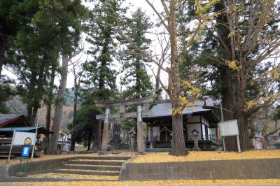 石船神社 鳥居と拝殿