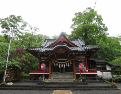 山中諏訪神社 拝殿