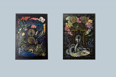 小網神社の御朱印帳一覧(見本)